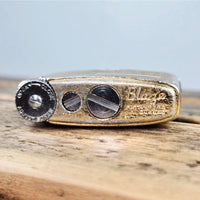 VINTAGE *NEW* 1950's Blaze Gold Textured Butane Lighter