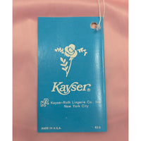 VINTAGE *NEW* 1960's Kayser Pink Slip  with White Lace Trim 100% Nylon Size 34