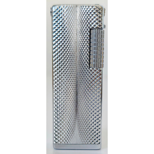 VINTAGE *NEW* 1960's Silver Textured Lighter in Original Box by Supreme USA