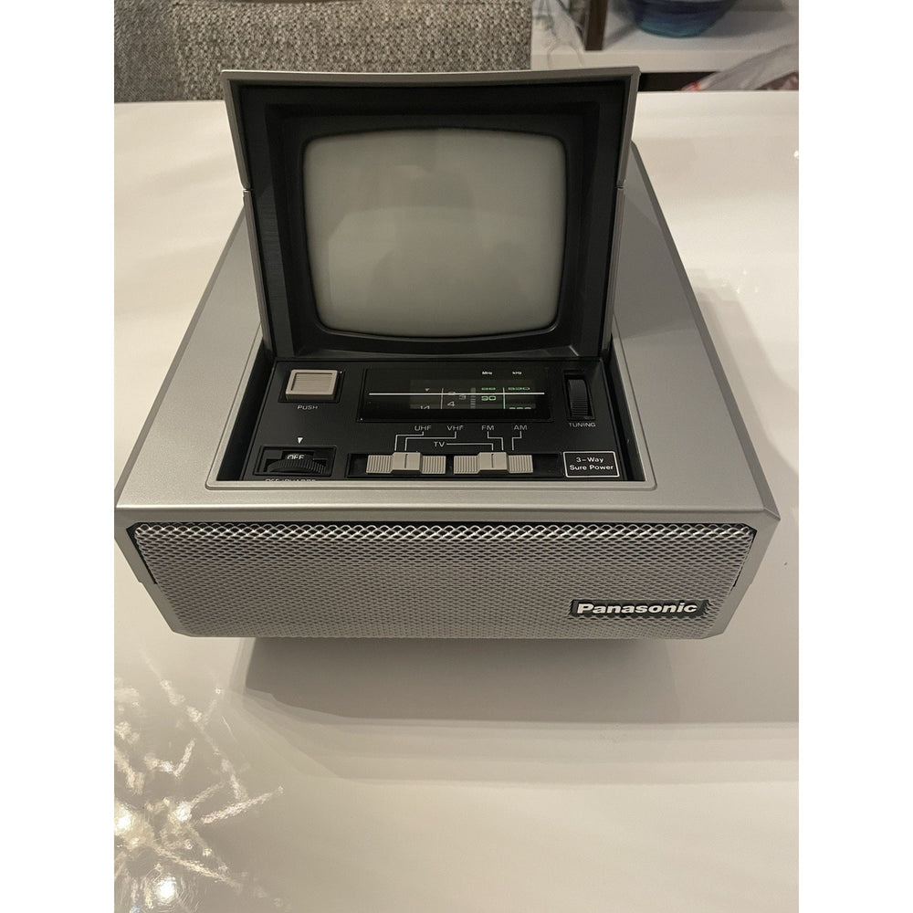 VINTAGE *NEW* '81 Panasonic TR-5050P Portable Popup TV Radio AM/FM RARE!!