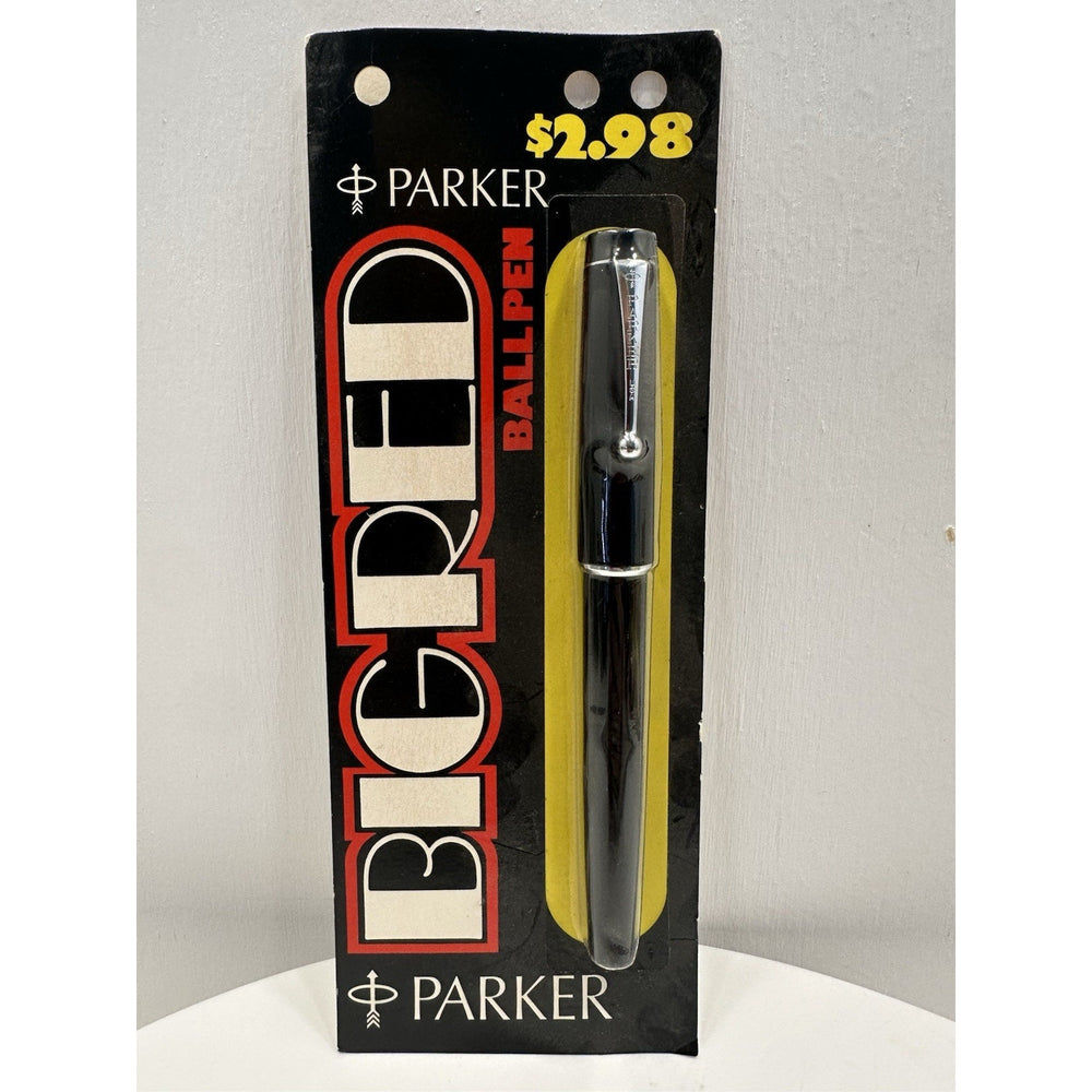 VINTAGE *NEW* 1970's Parker Big Red Ball Pen Sealed - Black