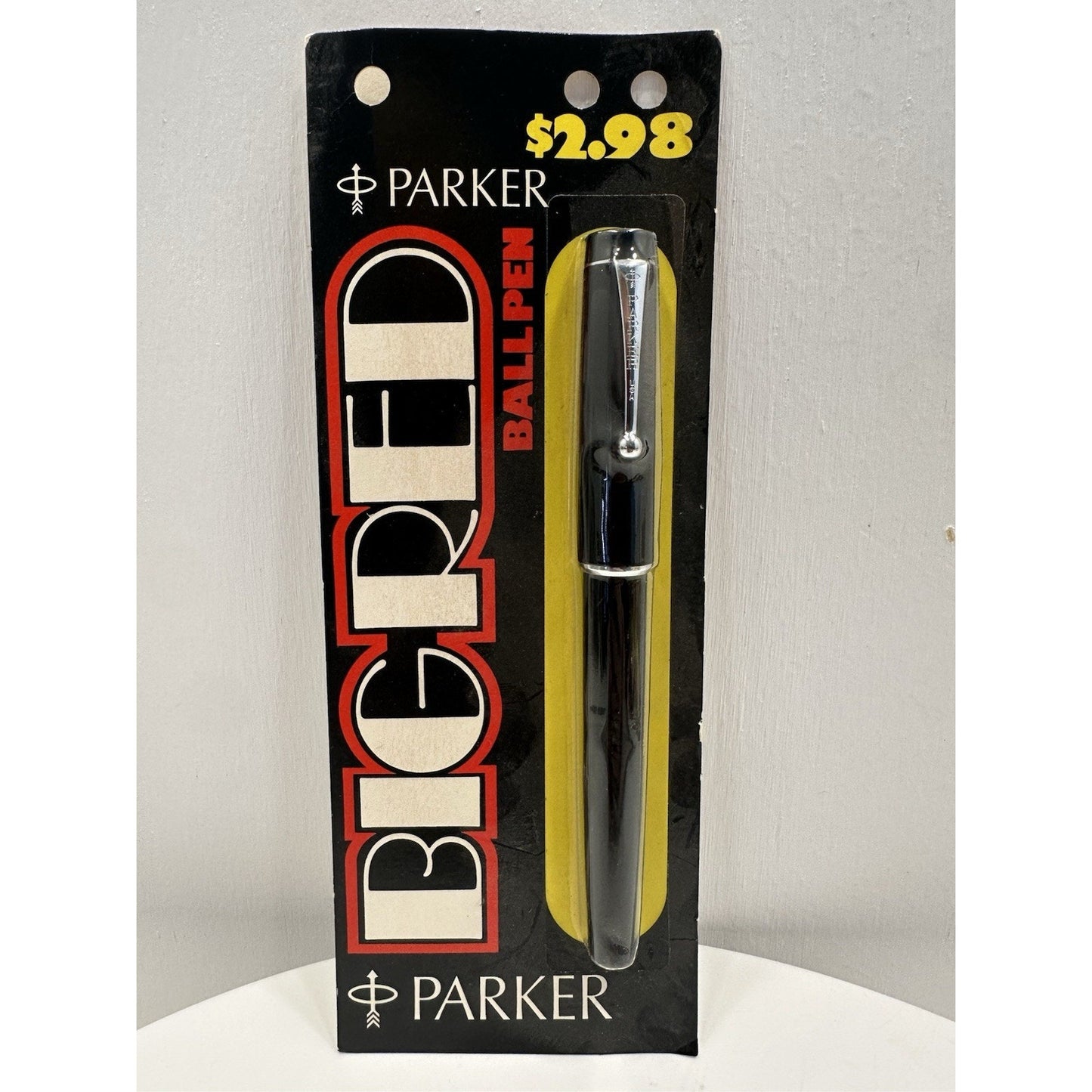 VINTAGE *NEW* 1970's Parker Big Red Ball Pen Sealed - Black