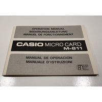 VINTAGE *NEW* CASIO M-811 Micro Card Electronic Calculator
