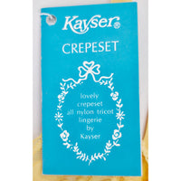 VINTAGE *NEW* 1960's Kayser Women's Yellow with Lace Trim Slip Dress Size 30
