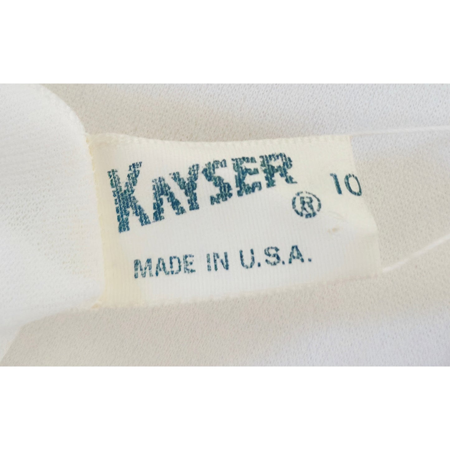VINTAGE *NEW* 1960's Kayser Women's Crepset White Pantalette  100% Nylon Size 6