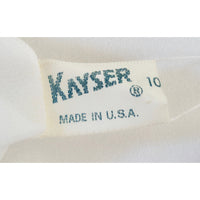 VINTAGE *NEW* 1960's Kayser Women's Crepset White Pantalette  100% Nylon Size 6