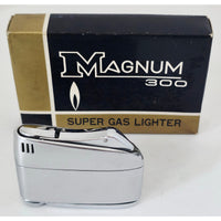 VINTAGE *NEW* 1960's Magnum 300 Silver Textured Super Lighter Japan