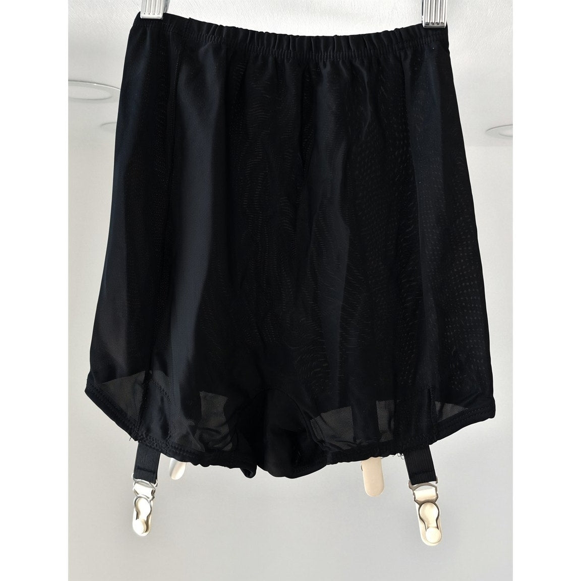 VINTAGE *NEW* 1960's Kayser Women's Black Garter Briefs Size L-XL USA