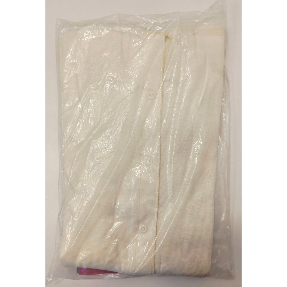 VINTAGE *NEW* 1970's Men's Outerwear (Long johns) Cream 100% Cotton Size M (38-40)