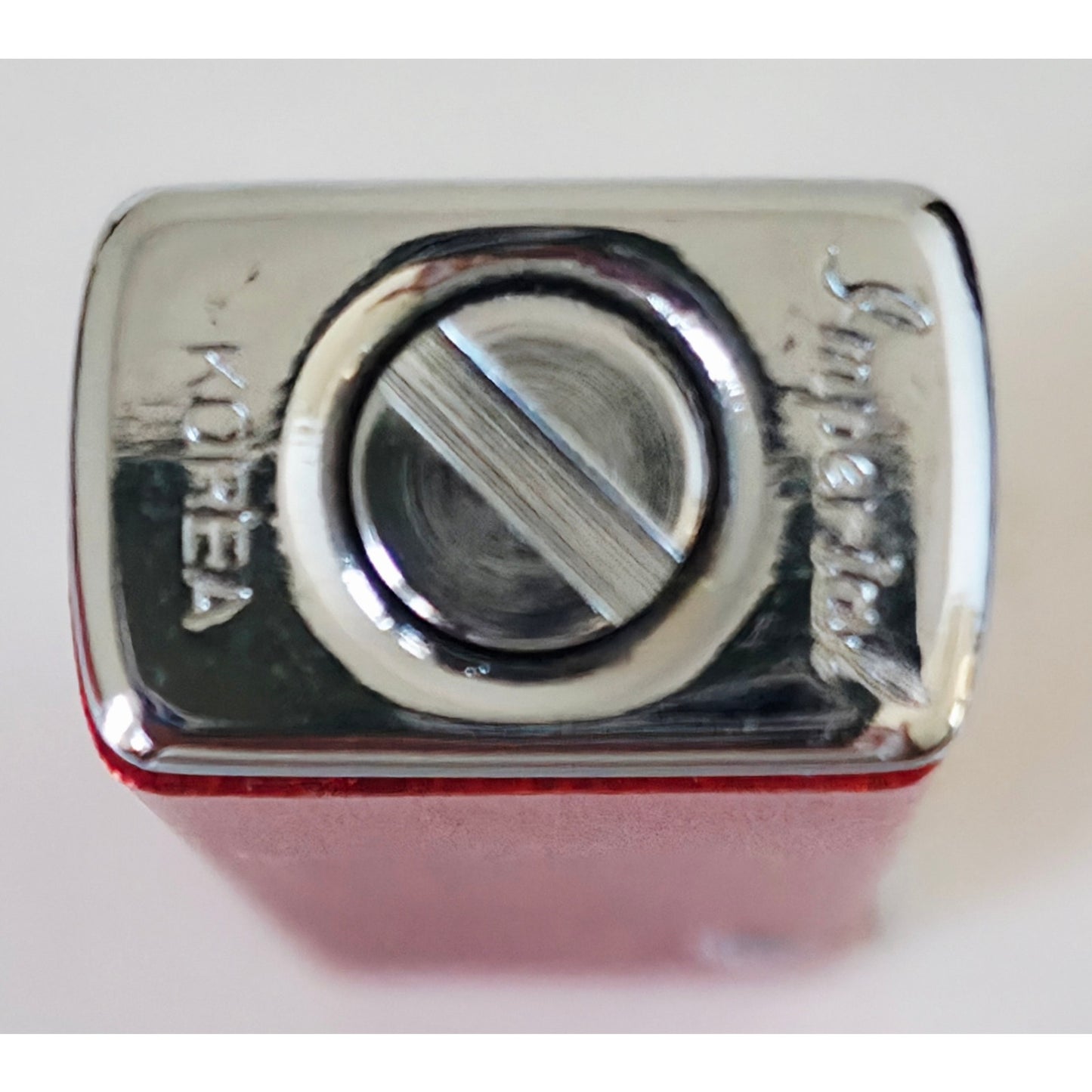 VINTAGE *NEW* 1950's Imperial Red Butane Lighter