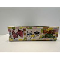 VINTAGE *NEW* 1970's Dining Room Dollhouse Furniture Set