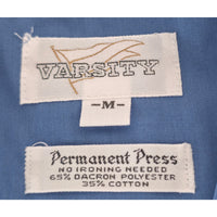 VINTAGE *NEW* 1970's Women's Blue Scrubs | Top & Pants | Kimono with Pink Belt Size M