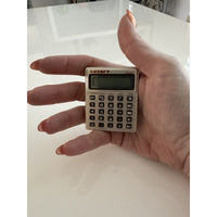 VINTAGE *NEW* Gold Micro Mini Luxury LCD Calculator