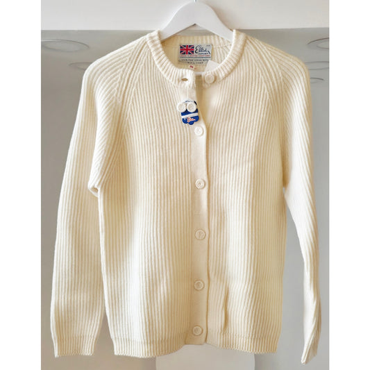VINTAGE *NEW* Elliot Import (WPL) Unisex Cream Sweater 100% Wool Size 36 (M)