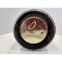 VINTAGE *PRISTINE* Coat of Arms Music Box Decanter Plays "Whiffen Poof" Blk/Red