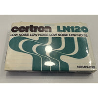 VINTAGE *NEW* Certron LN120 120 Min Blank Sealed Cassette Tape