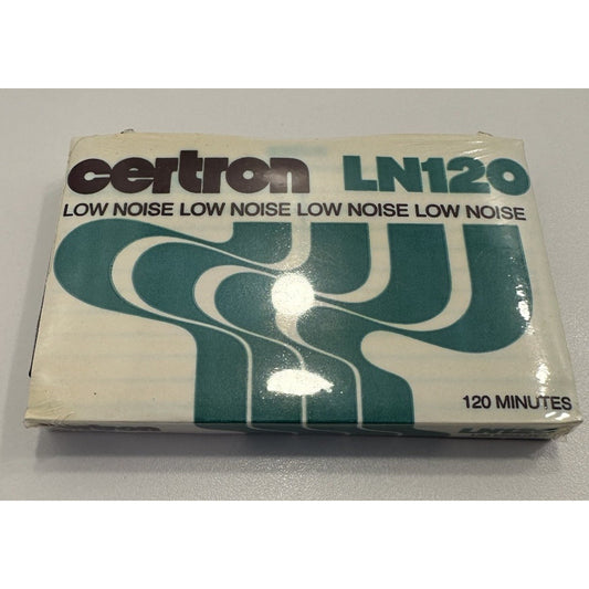 VINTAGE *NEW* Certron LN120 120 Min Blank Sealed Cassette Tape