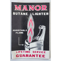 VINTAGE *NEW* 1960's Manor Gold Butane Lighter Japan