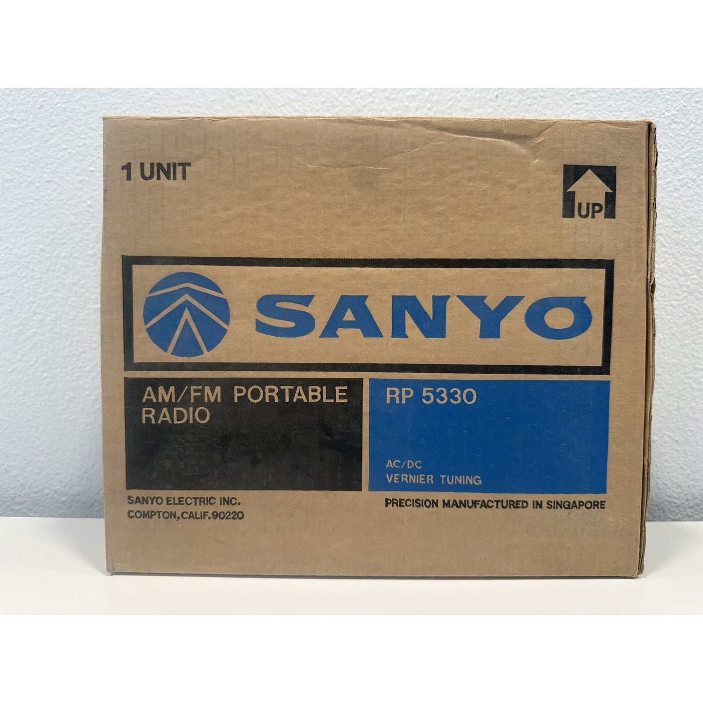 VINTAGE *NEW* 1980's Sanyo AM/FM Portable Radio RP-5330 2-Band Low/High Tone
