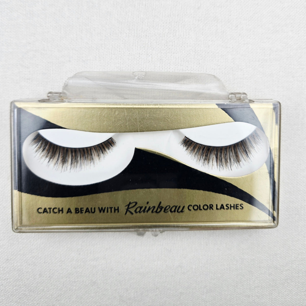 VINTAGE *NEW* 1960s Jija Copper Glow 100% Human Hair Curved Eye Lashes