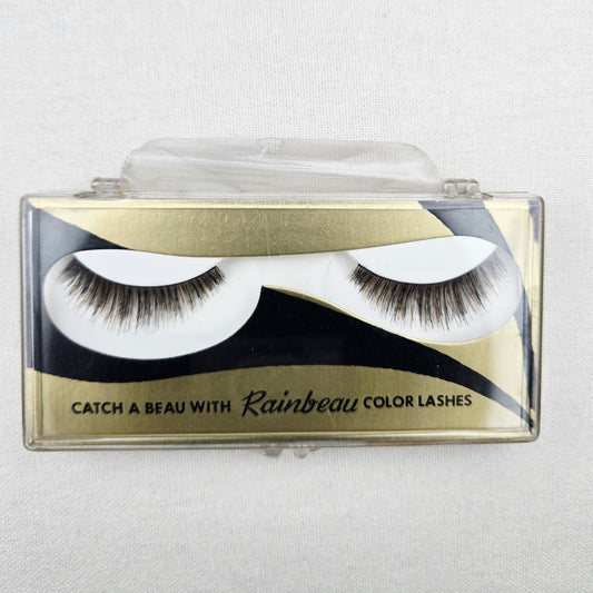 VINTAGE *NEW* 1960s Jija Copper Glow 100% Human Hair Curved Eye Lashes