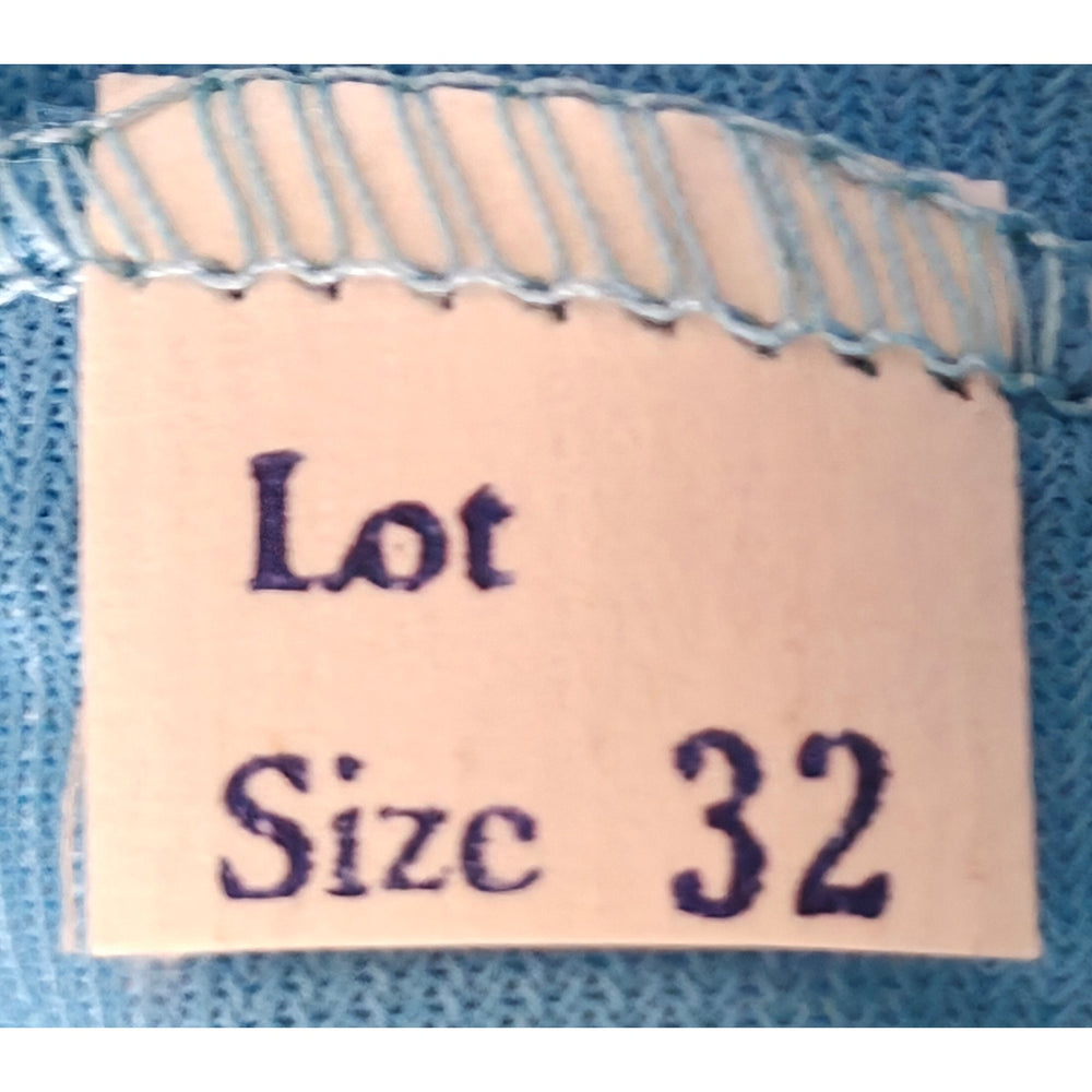 VINTAGE *NEW* 1960's Women's Bright Blue Day Pants | Pajama Pants Size 32