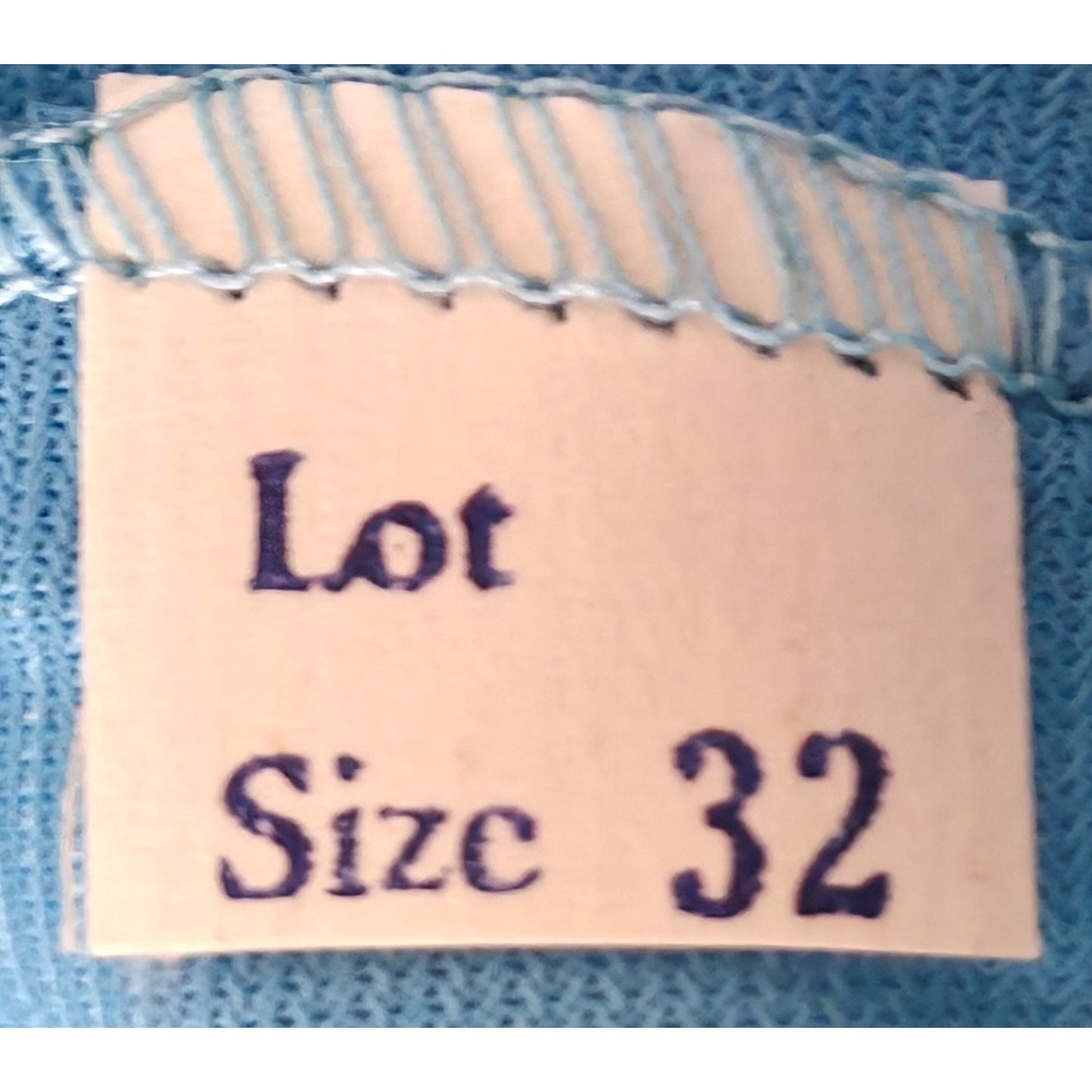 VINTAGE *NEW* 1960's Women's Bright Blue Day Pants | Pajama Pants Size 32