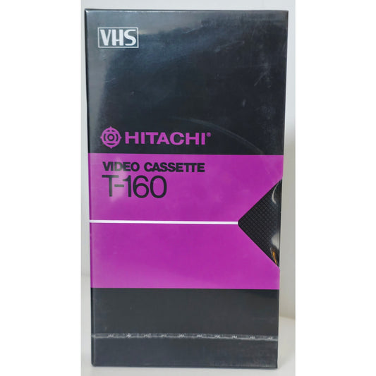 VINTAGE *NEW* 1980's Hitachi T-160 Blank VHS Tape Video Cassette Sealed