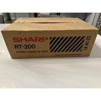 VINTAGE *NEW* 1980's Sharp RT-200 Stereo Cassette Tape Deck Made in Japan