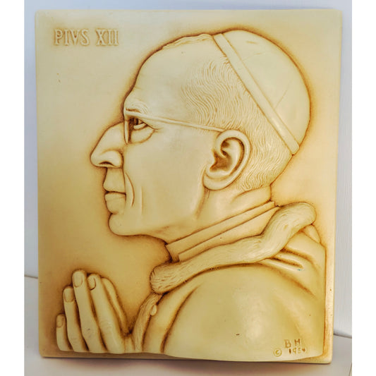 VINTAGE *NEW* 1954 PIVS XII Praying Pope Wall Art by Blair Hammond