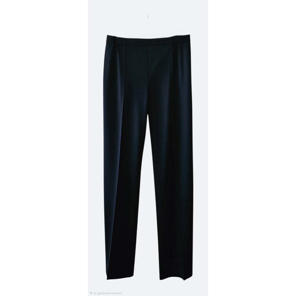 VINTAGE *NEW* 1960's Women's Black Stretch Waist Straight Leg Pant Size 10