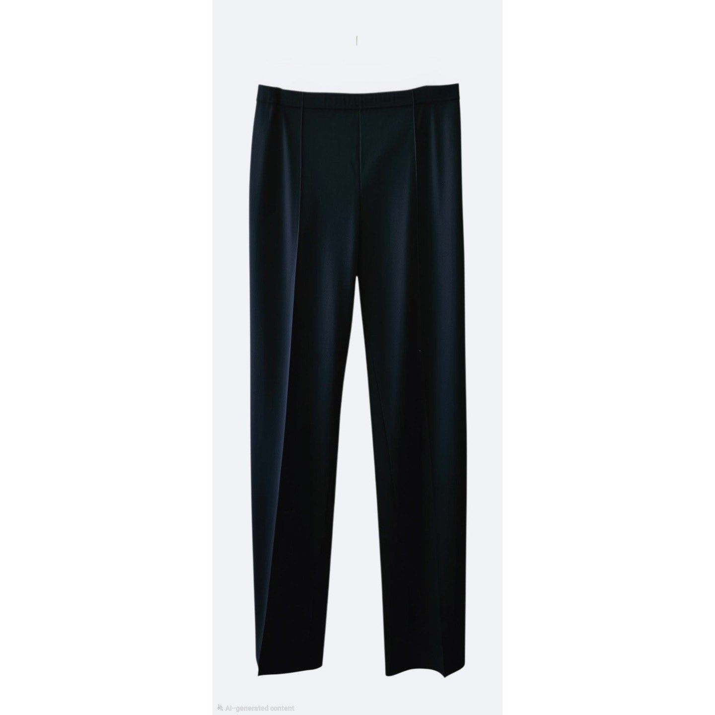 VINTAGE *NEW* 1960's Women's Black Stretch Waist Straight Leg Pant Size 10
