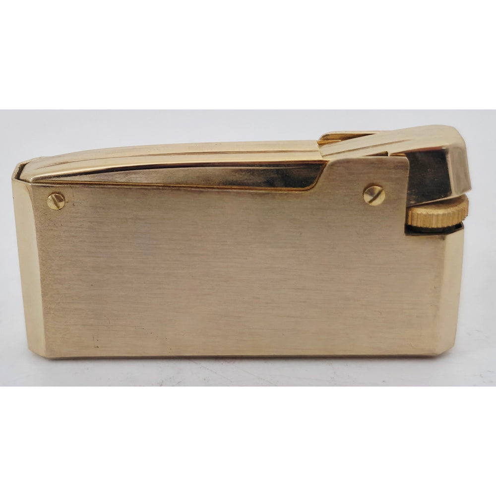 VINTAGE *NEW* 1950's Modern Alpha 800 Gold Super Gas Lighter Japan