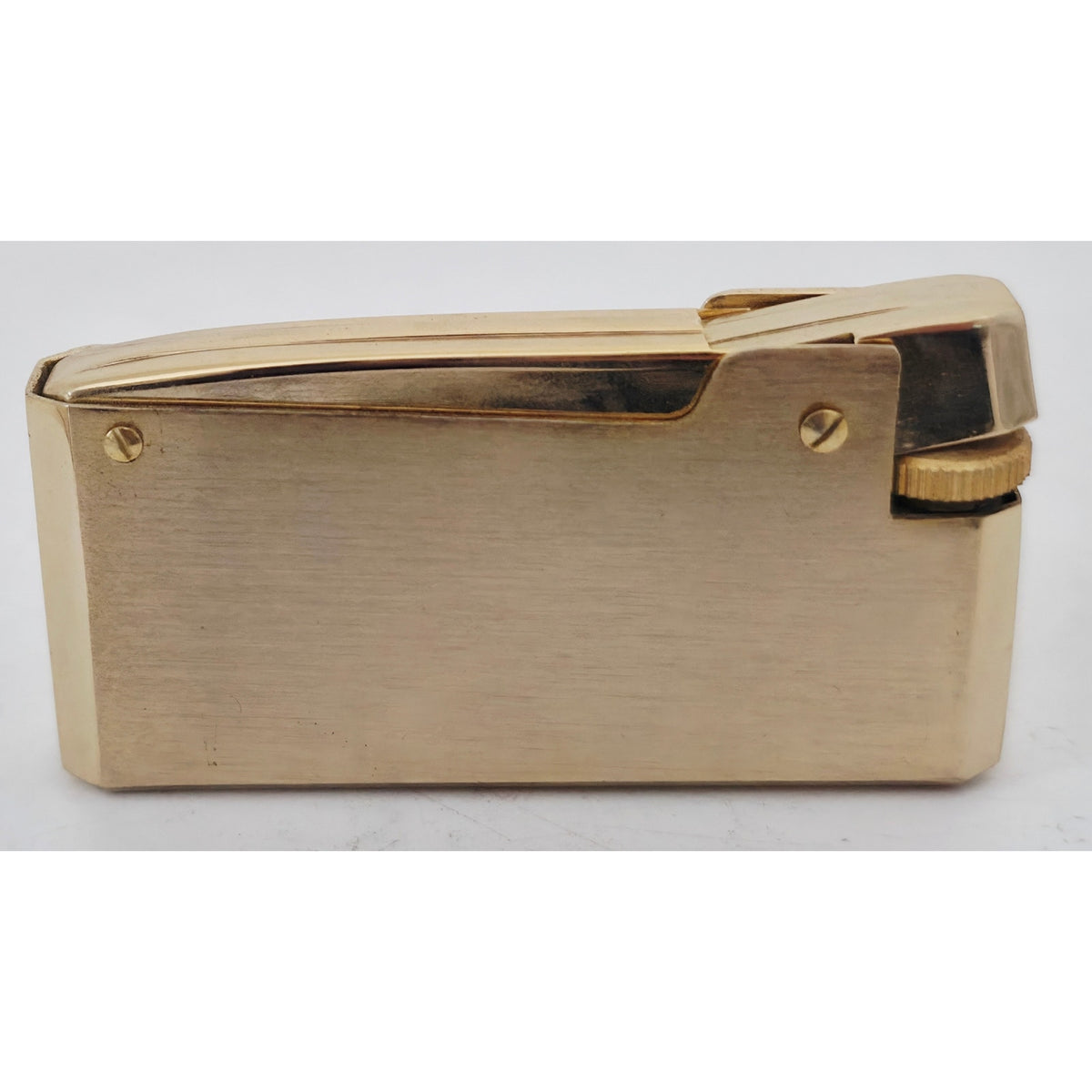 VINTAGE *NEW* 1950's Modern Alpha 800 Gold Super Gas Lighter Japan