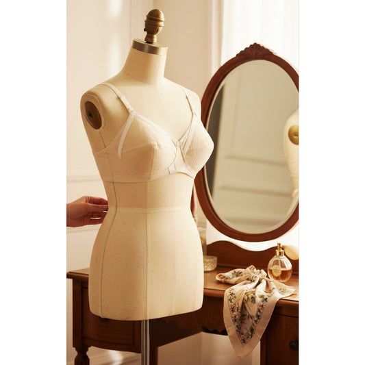 VINTAGE *NEW* 1960's Super-Form Women's Bullet Bra Cream Two-Tone Size 40C