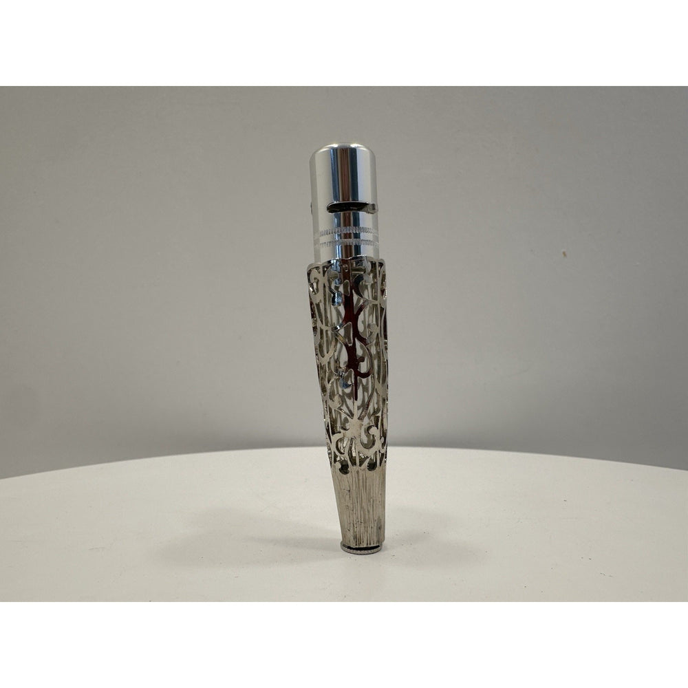 VINTAGE *NEW* 1950's "Women's" Lighter with Ornate Design Japan Silver