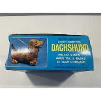 VINTAGE *NEW* Dachshund Leashed Walking Barking Collared Dog