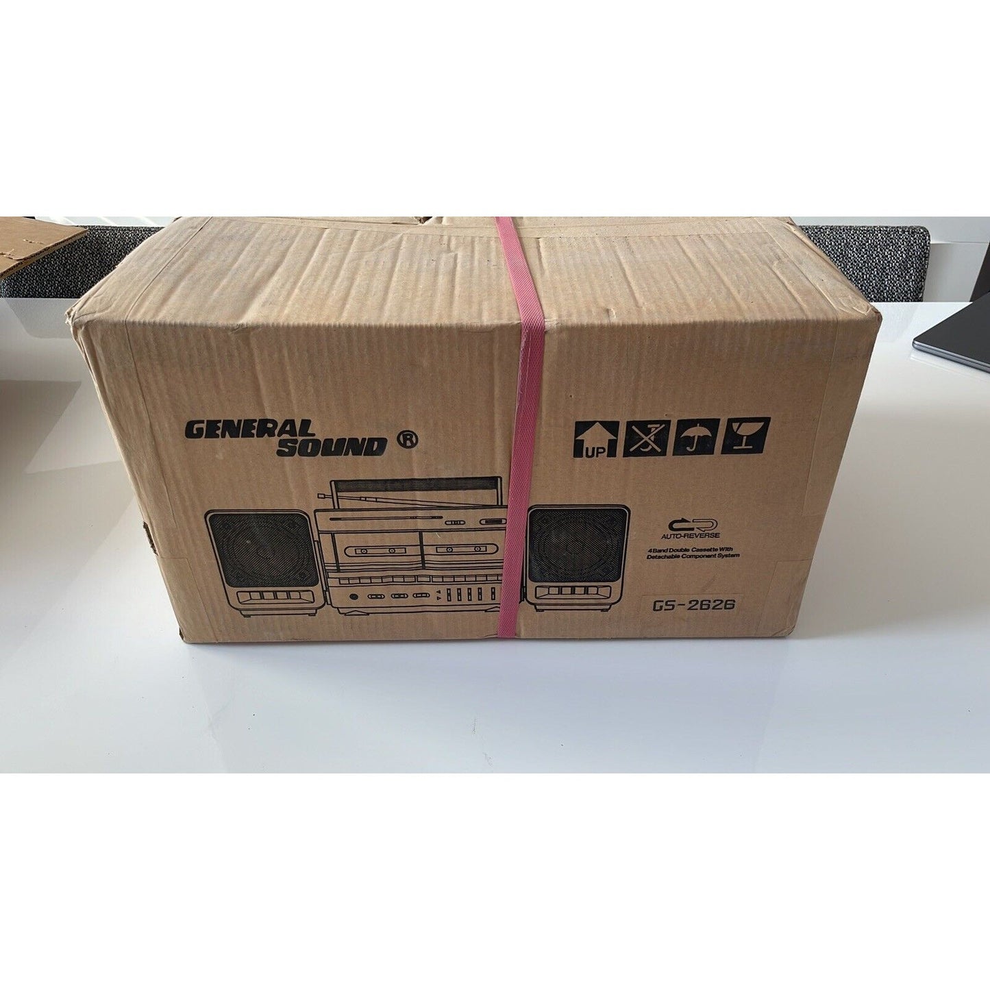 VINTAGE *NEW* 1980's General Sound # GS-2626 4-Band Dual Cassette Boombox