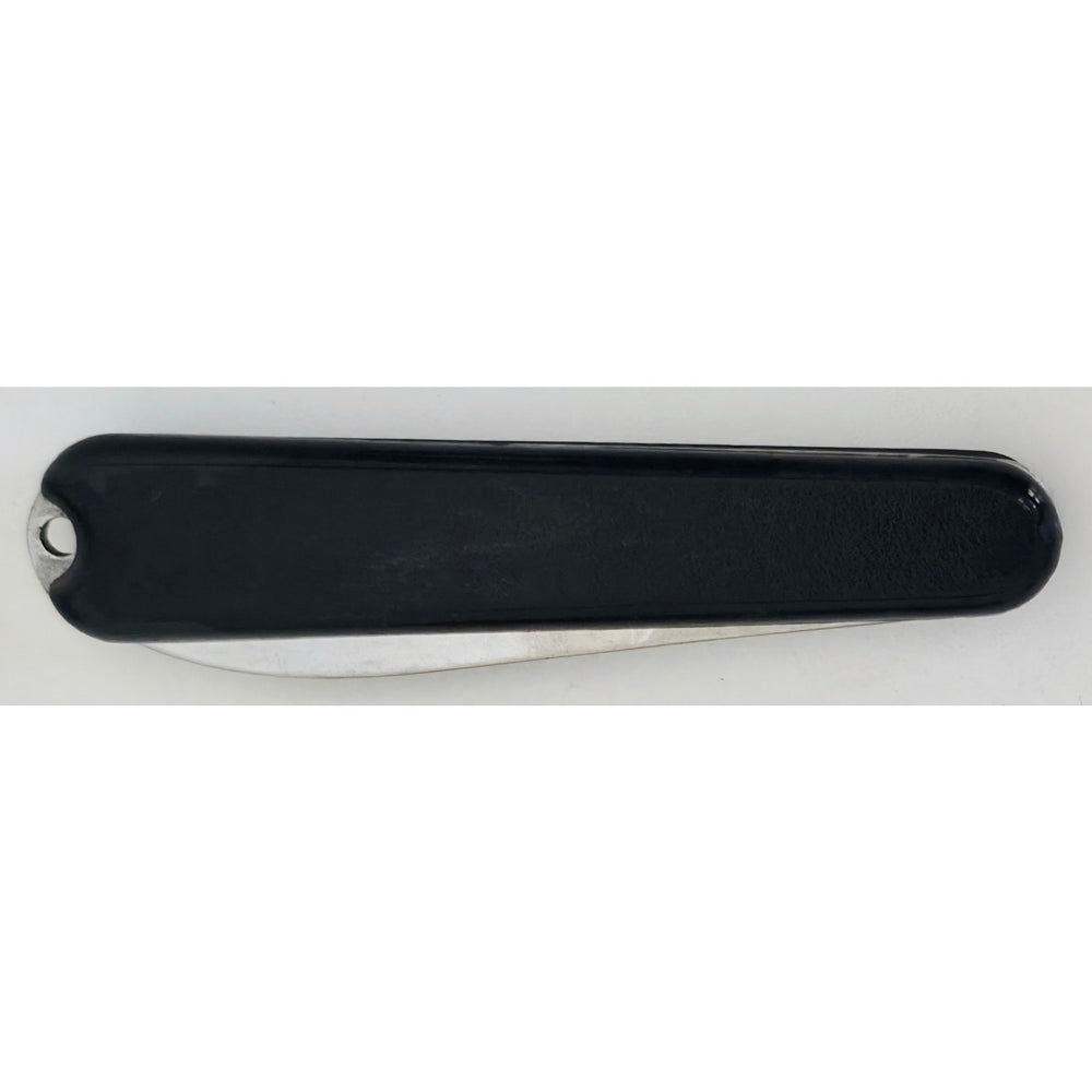 VINTAGE *PRISTINE* 1960's Black Stainless Steel Folding Pocket Knife