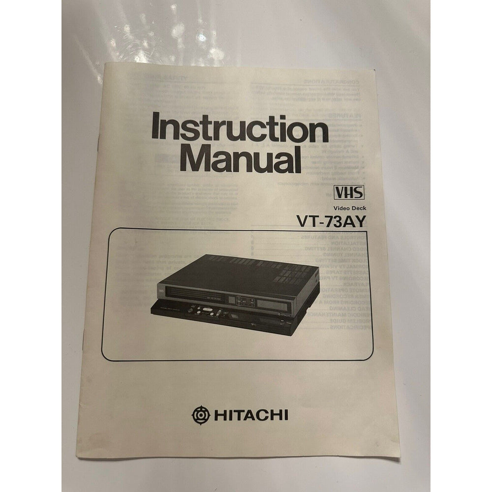 VINTAGE *NEW* 1980's Hitachi VT-73AY Adjustomatic VCR Video Deck