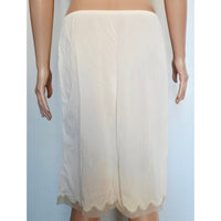 VINTAGE *NEW* 1960's Kayser Women's Cream Scalloped Half Slip Size L