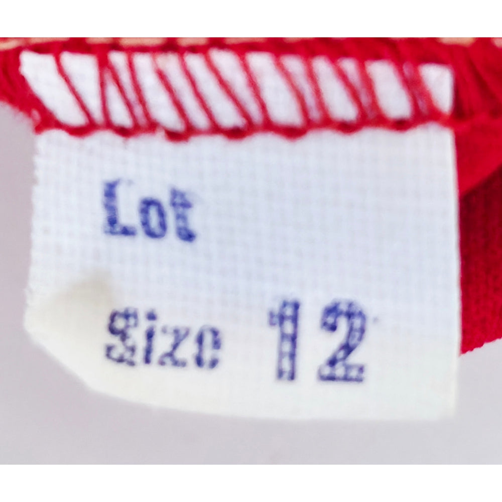 VINTAGE *NEW* 1950's Kids Red & White Swimsuit | Bathing Suit Size 12 USA