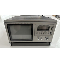 VINTAGE *NEW* 1980's Hitachi K2300 Solid State TV Receiver/Digital Clock