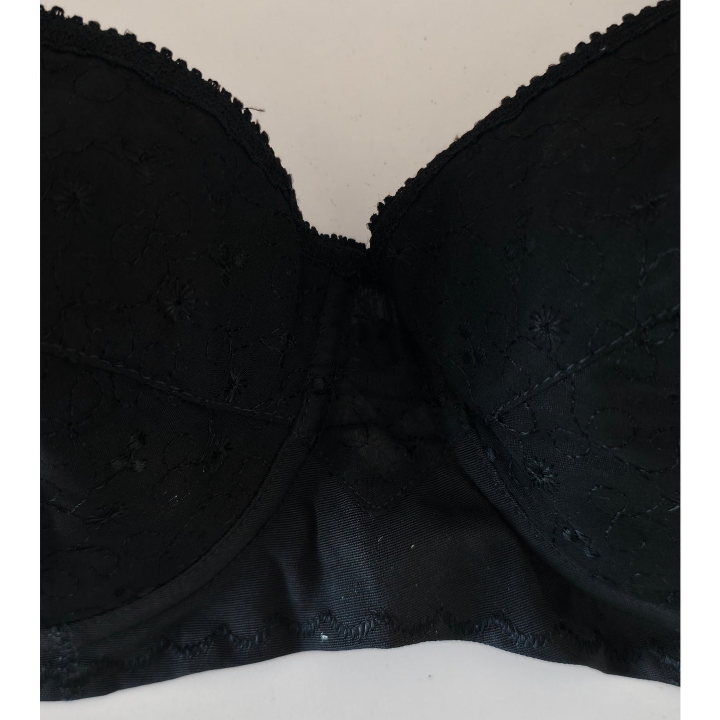 VINTAGE *NEW* 1960's Stephanie Women's Black Padded Strapless Bra Size 36B USA