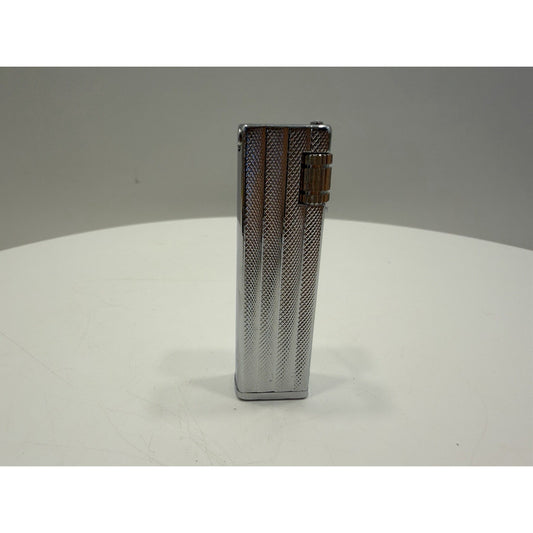 VINTAGE *NEW* 1950's Stellar Silver Textured Super Lighter