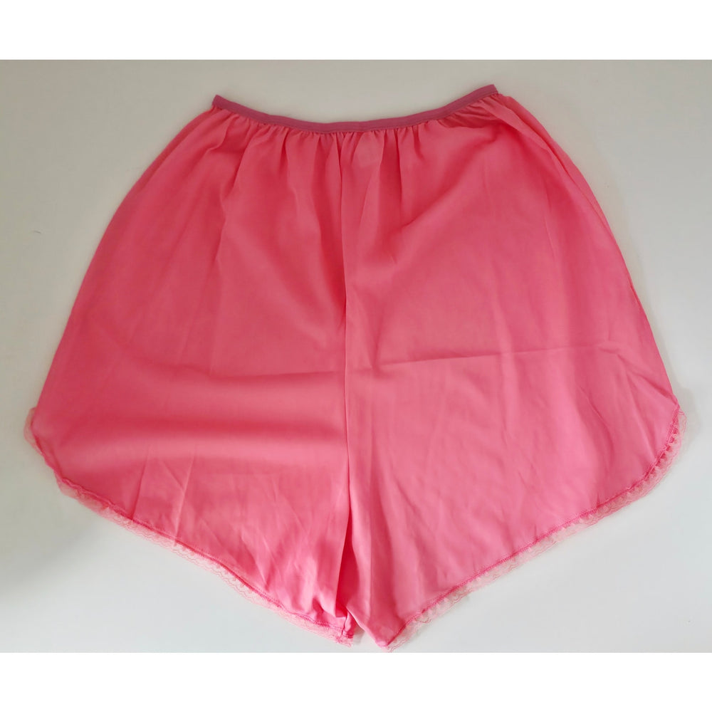 VINTAGE *NEW* 1960's Movie Star Pink with Lace Bloomers Leggings Panties Sz  XXL
