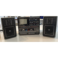 VINTAGE *NEW* 1980's General Sound GS-102S Portable Boombox w/TV