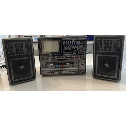 VINTAGE *NEW* 1980's General Sound GS-102S Portable Boombox w/TV