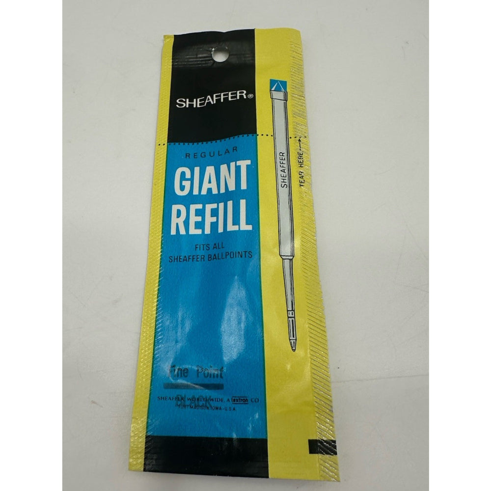 VINTAGE *NEW* 1970's Sheaffer Set of 12 Ballpoint Pen Refills in Black Fine