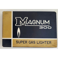 VINTAGE *NEW* 1960's Magnum 300 Gold Textured Super Lighter Japan